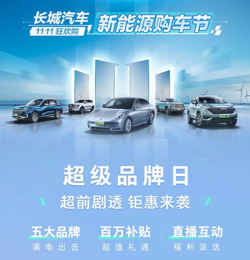 超级品牌日活动进行时 长城汽车双11购车节让你一步到位